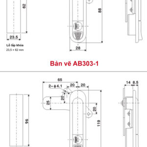 02 Khoa tu dien AB Ban ve AB302 1 AB303 1