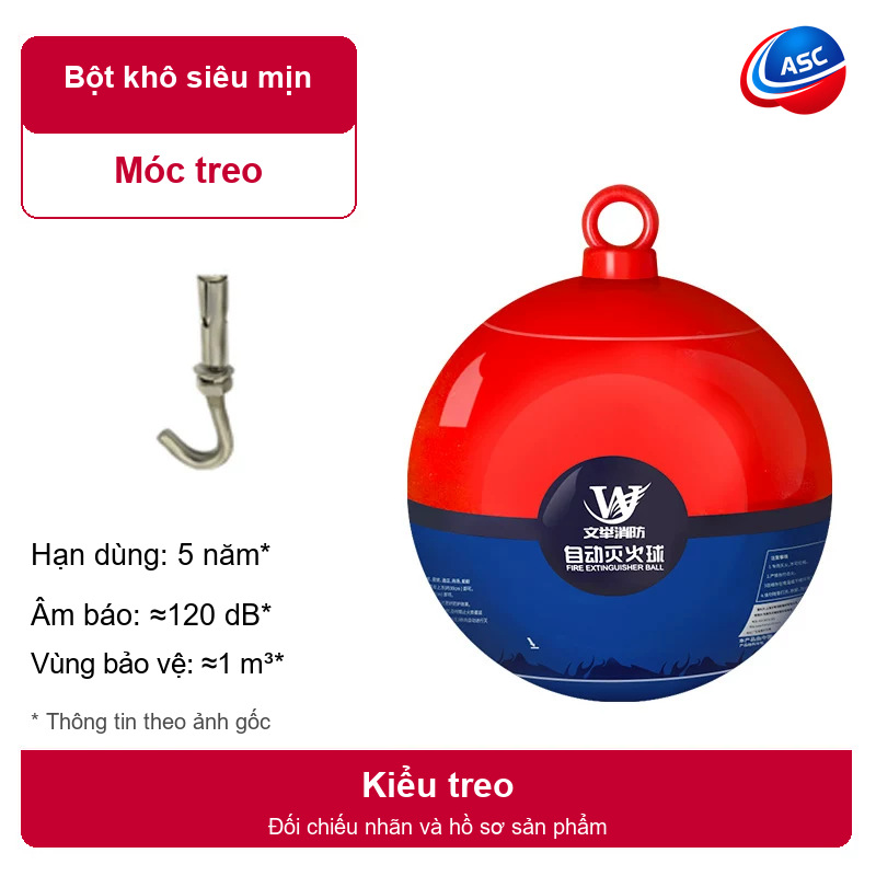 QUẢ CẦU CHỮA CHÁY BỘT KHÔ 1 QUẢ CẦU CHỮA CHÁY BỘT KHÔ